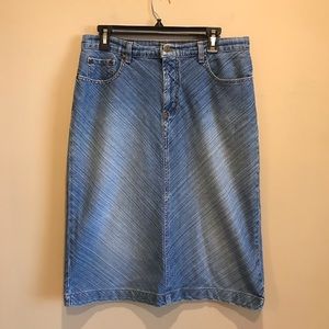 Vintage HAROLDS Denim Skirt Size 10